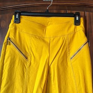 INC curvy fit mustard skinny pants size 4